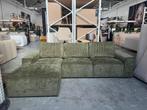 Nieuwe groene Hoekbank  €799,-, Ophalen, Info@dutchtribes.com, 250 tot 300 cm, Hoekbank