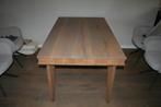 Eiken tafel 160 cm Grantham, Ophalen, Eikenhout, 50 tot 100 cm, Zo goed als nieuw