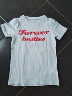 Zgan  wit shirtje Name It mt 122-128, Kinderen en Baby's, Kinderkleding | Maat 122, Meisje, Ophalen of Verzenden, Zo goed als nieuw