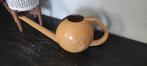 Vintage gieter plantengieter bruin beige, Ophalen of Verzenden, Gebruikt, Kunststof