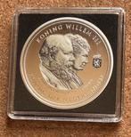 Penning - Koning Willem III en Emma van Waldeck - Pyrmont, Postzegels en Munten, Penningen en Medailles, Ophalen of Verzenden