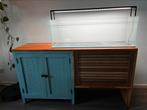 UNS 90L aquarium, Chihiros WRGB90 slim led, inclusief meubel, Dieren en Toebehoren, Vissen | Aquaria en Toebehoren, Ophalen, Zo goed als nieuw