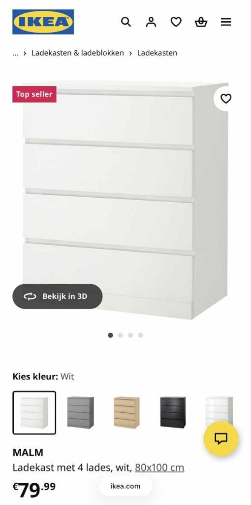 twee kasten en ladekasten, Huis en Inrichting, Kasten | Ladekasten, Gebruikt, Minder dan 100 cm, 50 tot 100 cm, 25 tot 50 cm, Ophalen