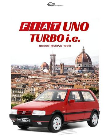 Aankondiging Juli Ottomobile Fiat Uno Turbo 1:18 beschikbaar voor biedingen