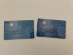 Anonieme OV chipkaart (2 stuks 12 euro), Tickets en Kaartjes, Eén persoon, Bus, Metro of Tram, Algemeen kaartje