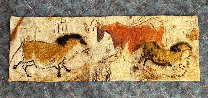 Wandtapijt (wandkleed) Lascaux Dordogne (Perigord), Huis en Inrichting, Woonaccessoires | Wanddecoraties, Ophalen of Verzenden