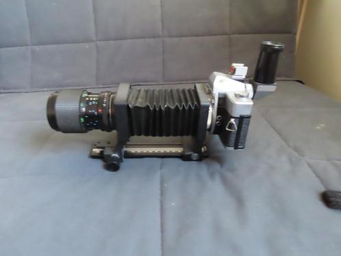 *Minolta SRT 101 camera met verstelbare slee, Audio, Tv en Foto, Fotocamera's Analoog, Gebruikt, Spiegelreflex, Minolta, Ophalen of Verzenden