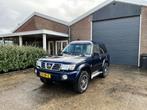 Nissan Patrol GR 3.0 DI topstaat (bj 2004), Auto's, Gebruikt, 2953 cc, 4 cilinders, Blauw