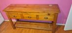 Grenen sidetable, Ophalen, Gebruikt, 100 tot 150 cm, Grenenhout