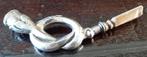 19 -eeuws zilver burgermeesters pijpje - bruidegomspijpje, Antiek en Kunst, Ophalen of Verzenden, Zilver