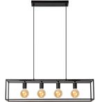 Hanglamp | Zwart | Modern | Maat: 100x29x29cm, Ophalen of Verzenden, Zo goed als nieuw, Modern, Metaal