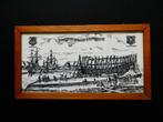 Tegel met gravure van de Schelde werf KMS Vlissingen 1964, Ophalen of Verzenden