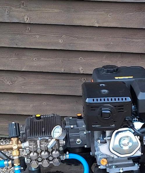 Hogedrukreiniger benzine Nieuw,  21 l/min 150 bar, Tuin en Terras, Hogedrukreinigers, Nieuw, Benzine, Ophalen