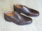 schoenen Via Roma Bruin leer instappers maat 45, Loafers, Bruin, Ophalen of Verzenden, Gedragen