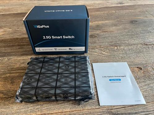 Gigaplus 2.5G Smart Switch Nieuw, Computers en Software, Netwerk switches, Nieuw, Ophalen of Verzenden