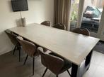 Eikenhouten eettafel, Huis en Inrichting, Tafels | Eettafels, Ophalen, 100 tot 150 cm, Eikenhout, 200 cm of meer