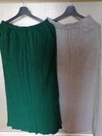 American Vintage tricot rokken rok  L/40 zgan groen/grijs, Maat 38/40 (M), Ophalen of Verzenden, Zo goed als nieuw, American Vintage