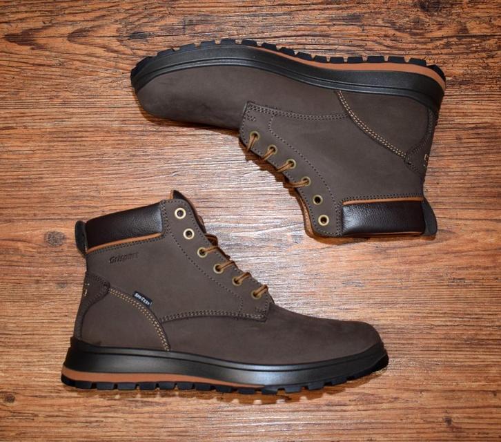 GRISPORT - bruin leren Classic Mid boots - maat 41, Kleding | Dames, Schoenen, Nieuw, Wandelschoenen, Bruin, Ophalen of Verzenden