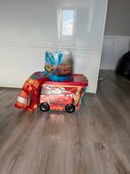 Cars accessoires lamp, opbergbak met wielen en fleece, Ophalen of Verzenden, Zo goed als nieuw, Jongen of Meisje