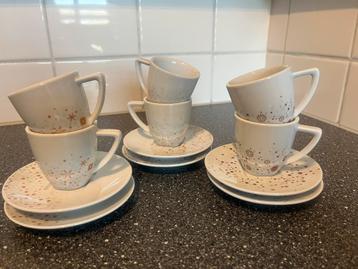 Nespresso Espresso kopjes en schoteltjes 6 stuks beschikbaar voor biedingen