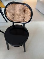 2 HK Living webbing Stoelen - Rotan Zitting, Gebruikt, Twee, Zwart, Ophalen of Verzenden