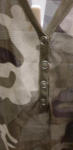 legerprint shirt doorzichtig, Kleding | Dames, Overige Dameskleding, Ophalen of Verzenden