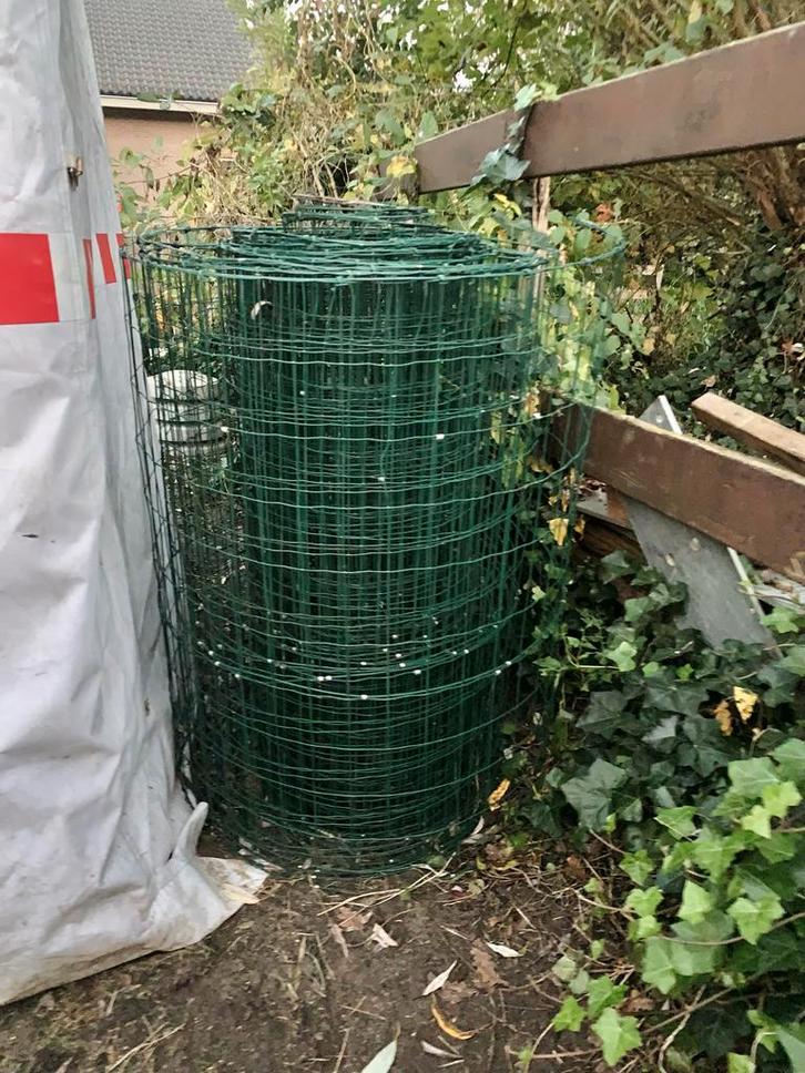 Rol Donkergroen Gaas - 120cm Hoog, Tuin en Terras, Gaas en Draad, Nieuw, Gaas, 10 tot 20 meter, Ophalen