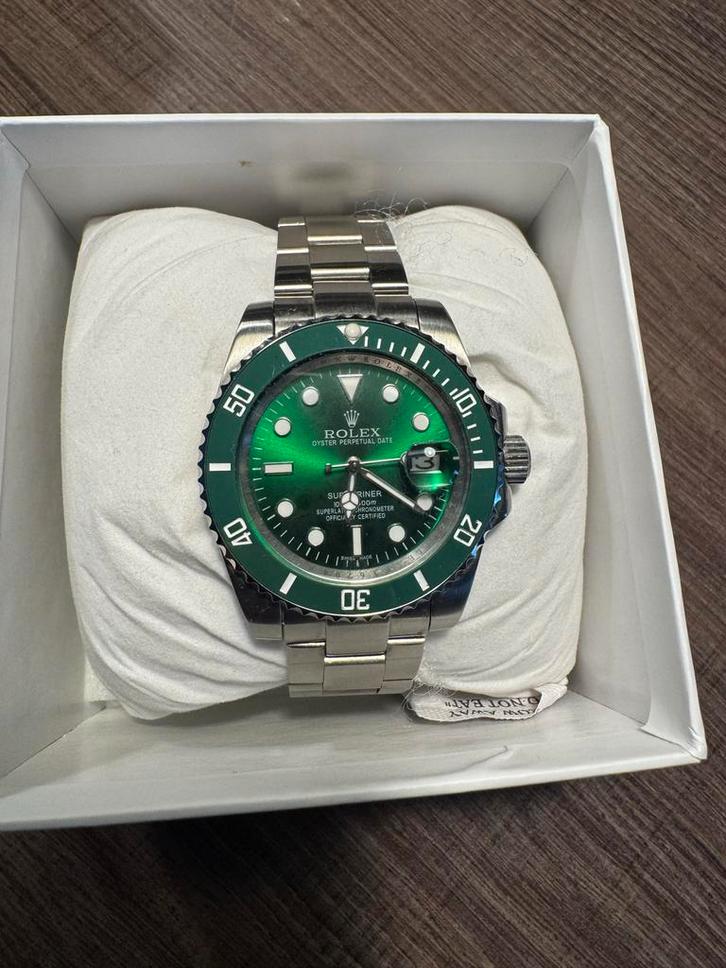 Rolex Submariner Hulk - Prachtig horloge!, Sieraden, Tassen en Uiterlijk, Horloges | Heren, Nieuw, Polshorloge, Rolex, Staal, Ophalen of Verzenden