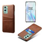 Back Cover + Screenprotector voor OnePlus 9 _ Donkerbruin, Verzenden, Nieuw, Hoesje of Tasje