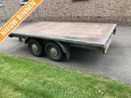 Plateauwagen aanhanger aanhangwagen tandemasser 2000 kg, Gebruikt