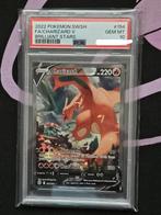 Pokemon Charizard V 154/172 Brilliant Stars PSA 10 GEM MT, Ophalen of Verzenden, Zo goed als nieuw, Losse kaart, Foil