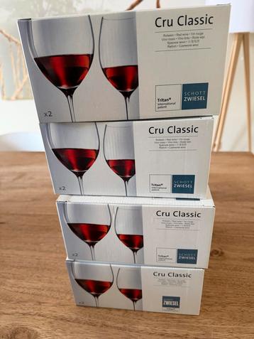 10 Wijnglazen - Schott Zwiesel Cru Classic beschikbaar voor biedingen