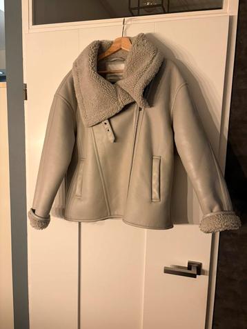 Faux leren lammy jas met kraag YAYA women maat 42 beschikbaar voor biedingen