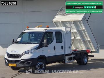 Iveco Daily 70C18 3.0L Kipper Dubbel Cabine Dubbellucht 3,5t beschikbaar voor biedingen