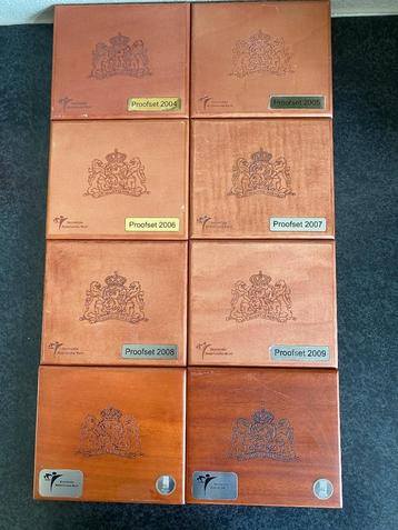 Nederland 8 Proofsets 2004-2011 beschikbaar voor biedingen