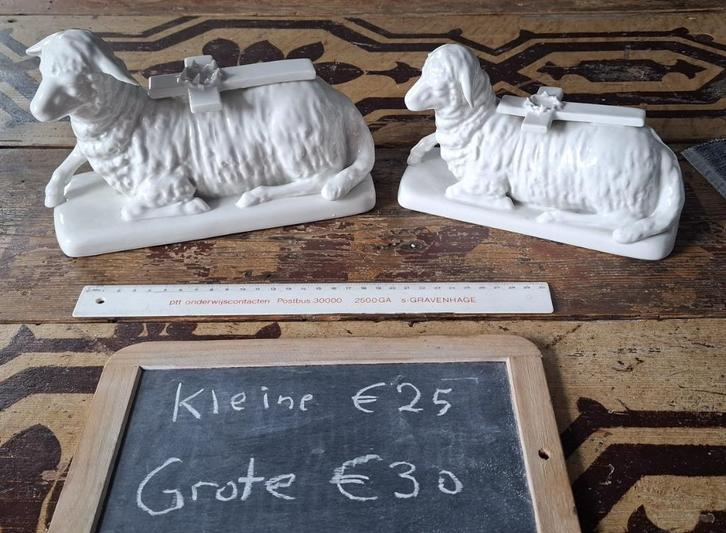 5. konijn Michel Caugant heupgewricht schaap varken, Antiek en Kunst, Antiek | Keramiek en Aardewerk, Ophalen of Verzenden