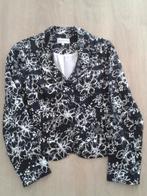Zwart/wit bewerkt jasje, Julien le Roy, maat 38, Maat 38/40 (M), Zwart, Ophalen of Verzenden, Zo goed als nieuw
