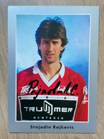 Fotokaart Rajkovic (GAK Graz) met originele handtekening., Verzamelen, Ophalen of Verzenden, Nieuw, Buitenlandse clubs, Spelerskaart