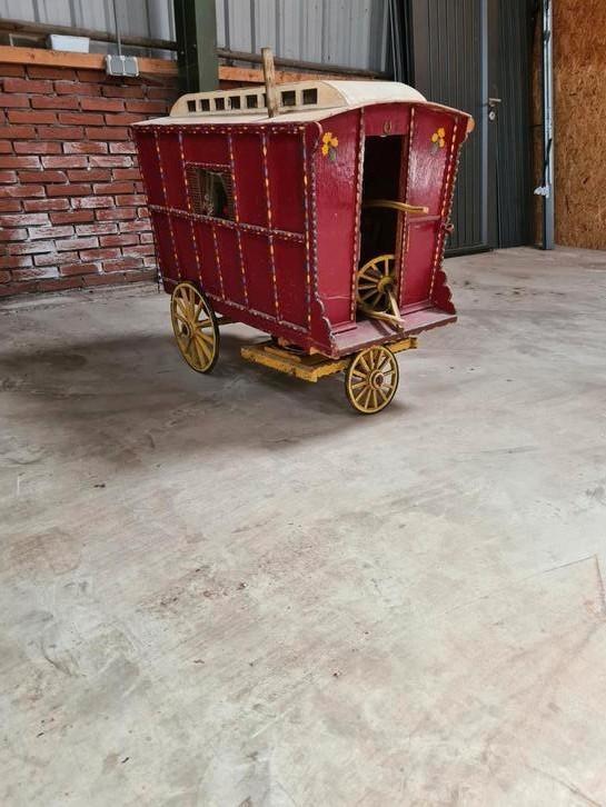 Woonwagen,pipowagen, pipowagentje,Woonwagentje, Hobby en Vrije tijd, Modelbouw | Overige, Gebruikt, Ophalen