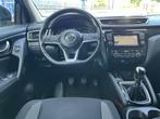 Nissan Qashqai 1.2 116PK Clima,Cruise,Trekhaak,Navigatiesyst, Voorwielaandrijving, Stof, Gebruikt, Zwart