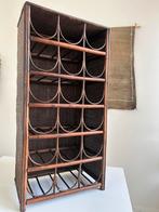 Bamboe Wijnrek Boho, Huis en Inrichting, Woonaccessoires | Wijnrekken, Ophalen of Verzenden, Overige materialen, Minder dan 50 cm
