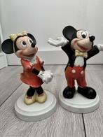 Mickey & Minnie Mouse Beeldjes, Ophalen of Verzenden, Mickey Mouse, Gebruikt, Beeldje of Figuurtje