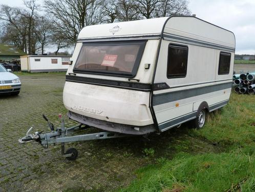 Hobby de Luxe 420 te koop, Caravans en Kamperen, Caravans, Particulier, tot en met 4, Treinzit, Hobby, Dwarsbed, Luifel, Ophalen
