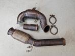 3 inch RVS Downpipe Golf 7 GTI incl racekat Leyo, Auto-onderdelen, Uitlaatsystemen, Ophalen of Verzenden, Gebruikt
