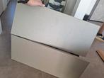 6 Taupe Grijze Lades met Linnenlook (IKEA BESTA), Overige materialen, Minder dan 50 cm, Gebruikt, Ophalen of Verzenden