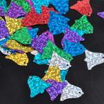 50 gekleurde holografische klokken 19mm, Verzenden, Nieuw