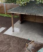 Keramische 60/60/2 tegels 16,54 m2, Tuin en Terras, Tegels en Klinkers, Ophalen of Verzenden, Zo goed als nieuw, Keramiek, Terrastegels