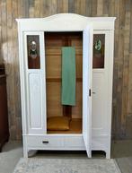 Demontabele vintage spiegelkast kledingkast garderobekast, Huis en Inrichting, Kasten | Kledingkasten, 100 tot 150 cm, 200 cm of meer
