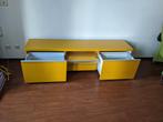 Modern geel (TV) meubel, Huis en Inrichting, Ophalen, 25 tot 50 cm