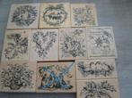 psx houten stempels, Hobby en Vrije tijd, Stempelen, Verzenden, Zo goed als nieuw, Houten stempel